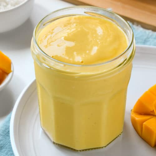 Easy and Healthy Mango Banana Smoothie - Baking Is Therapy
