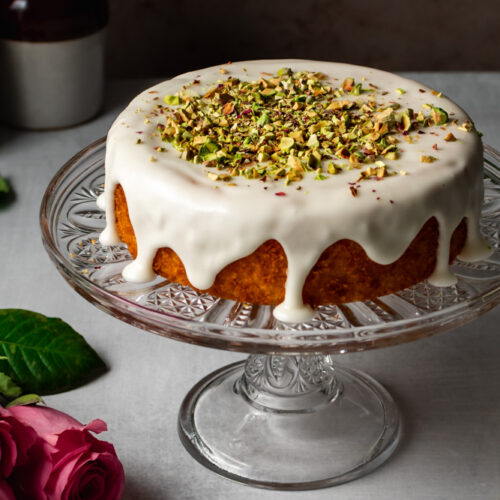 Persian Love Cake {Eggless}