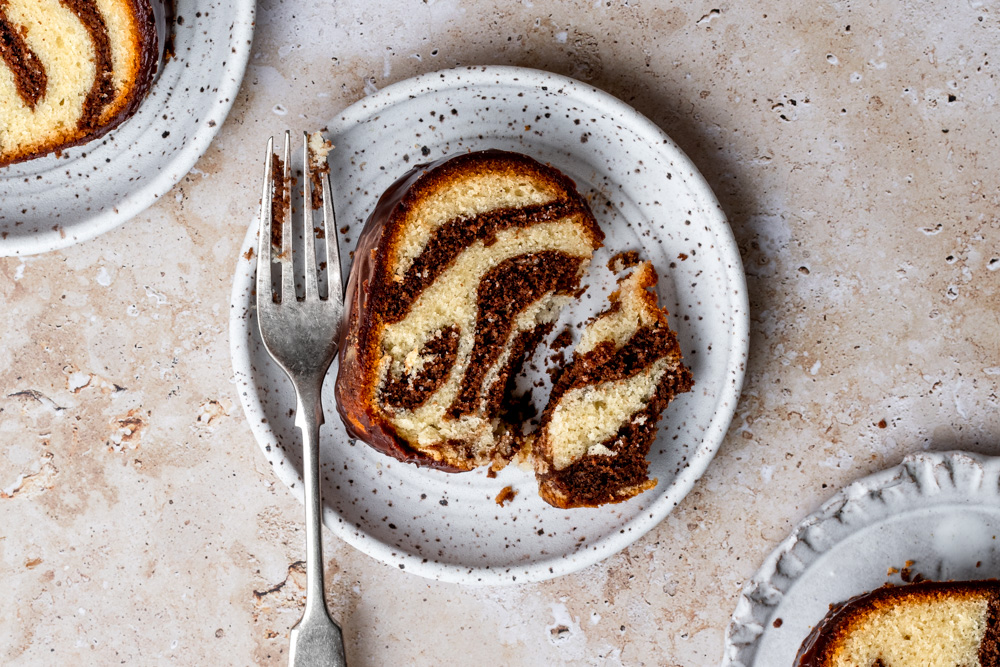 Peppermint Marble Bundt Cake, Recipes from The Mill